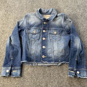 True Religion Women’s Denim Jean Jacket Blue Denim Med Wash Size S Small
